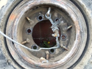 Damaged Tire & Wheel